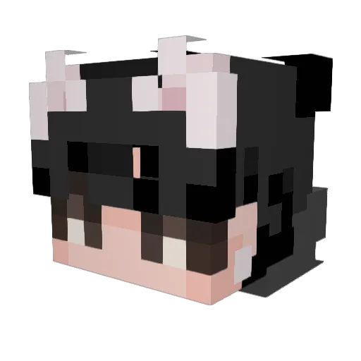 Rileyryx Minecraft avatar head, 3D render