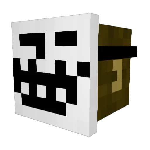 Rilo1213 Minecraft avatar head, 3D render