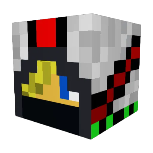 Rilsta2002 Minecraft avatar head, 3D render