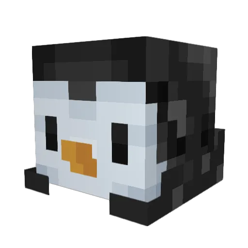 RimUnido Minecraft avatar head, 3D render