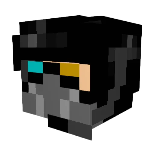 Rimedur Minecraft avatar head, 3D render