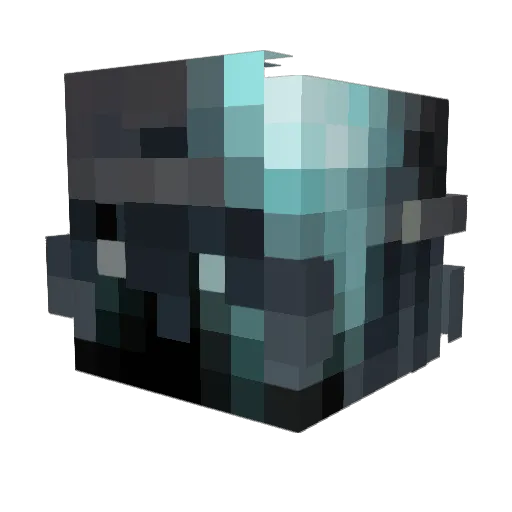 Rimpeltje Minecraft avatar head, 3D render