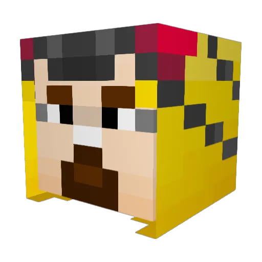 Rimu157 Minecraft avatar head, 3D render