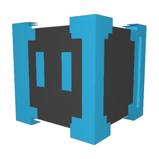 Rin826 Minecraft avatar head, 3D render