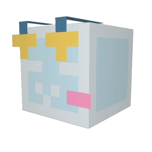 RinaBerrie Minecraft avatar head, 3D render