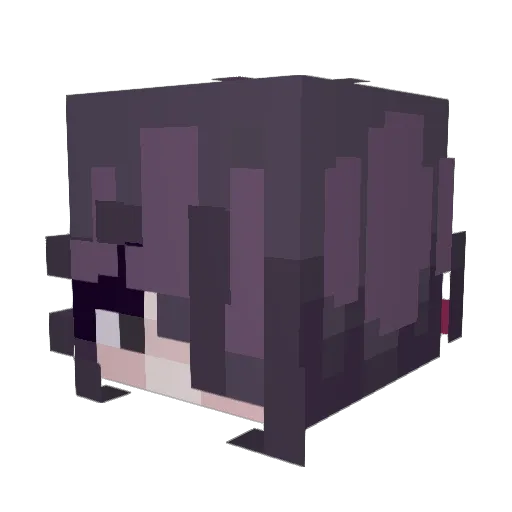 RinaKitt Minecraft avatar head, 3D render