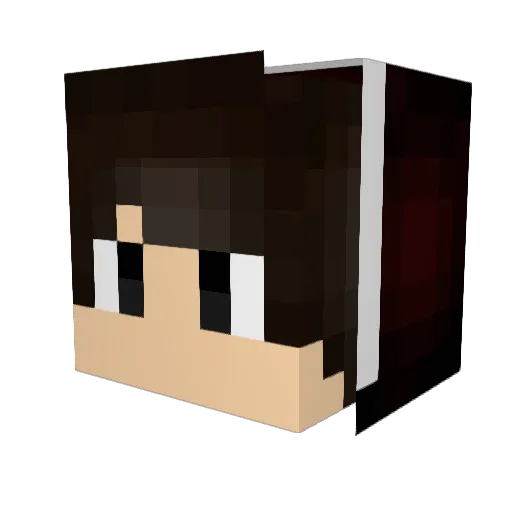 Rina_Suitsid Minecraft avatar head, 3D render