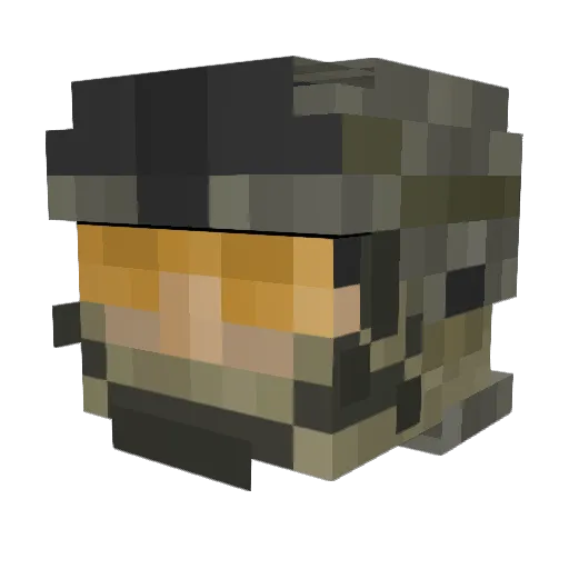 RinaldiMadnes Minecraft avatar head, 3D render