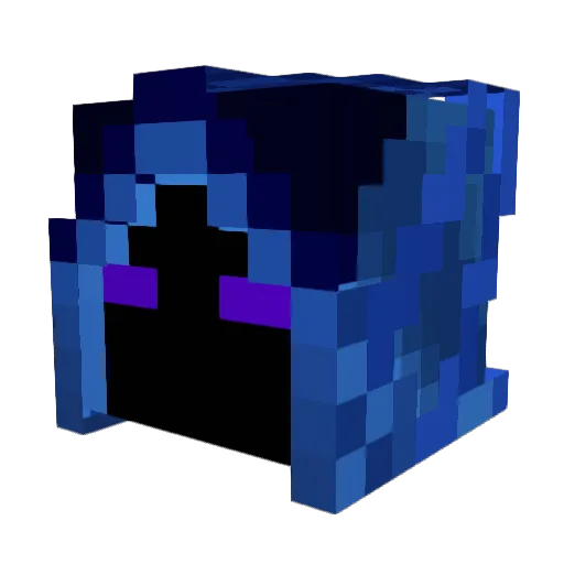 Rine1336 Minecraft avatar head, 3D render
