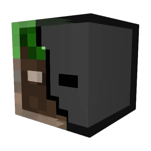 Rineiku Minecraft avatar head, 3D render