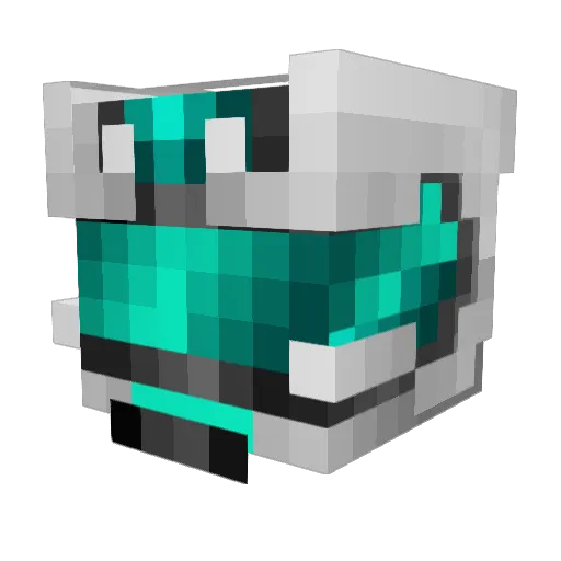 Rinexvance Minecraft avatar head, 3D render