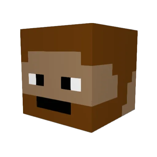 Ringdahl15 Minecraft avatar head, 3D render