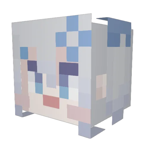 Ringo913 Minecraft avatar head, 3D render