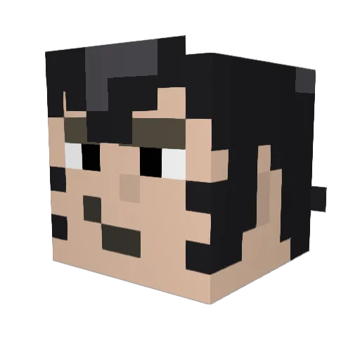 RingoMA9844 Minecraft avatar head, 3D render
