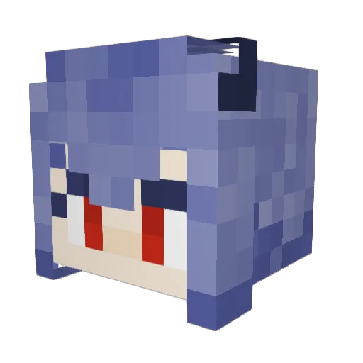 RingoNero Minecraft avatar head, 3D render