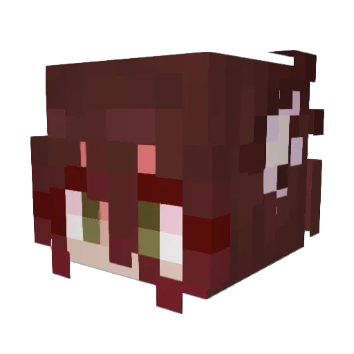 Ringo_meow Minecraft avatar head, 3D render
