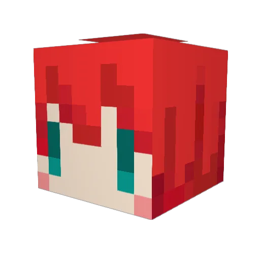 Ringooo51 Minecraft avatar head, 3D render