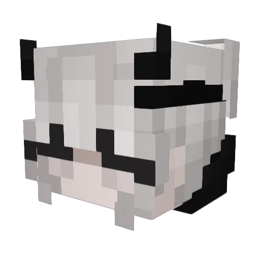 Rinko4 Minecraft avatar head, 3D render