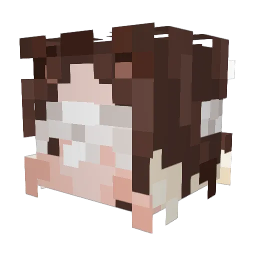 Rinnie_Bear Minecraft avatar head, 3D render