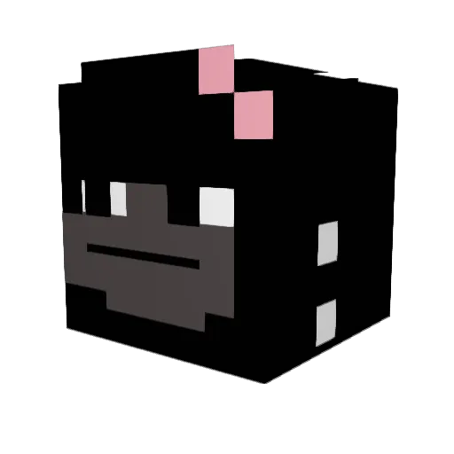 Rinorox Minecraft avatar head, 3D render