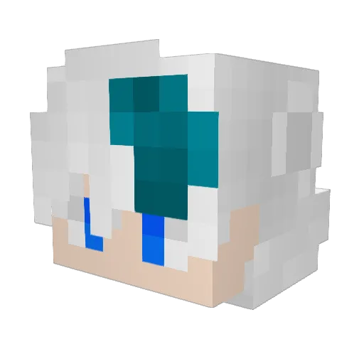 Rinpi_Br Minecraft avatar head, 3D render