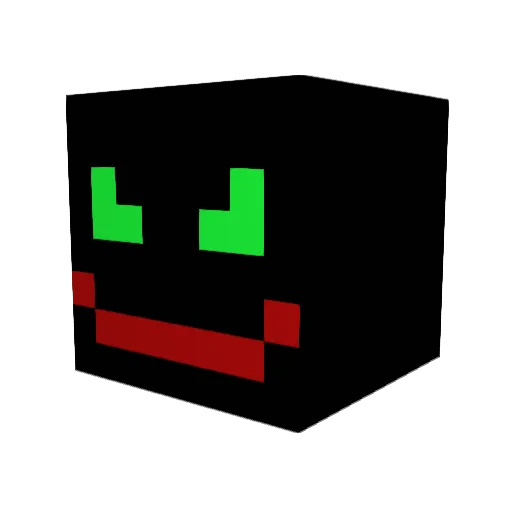 RinzWest Minecraft avatar head, 3D render