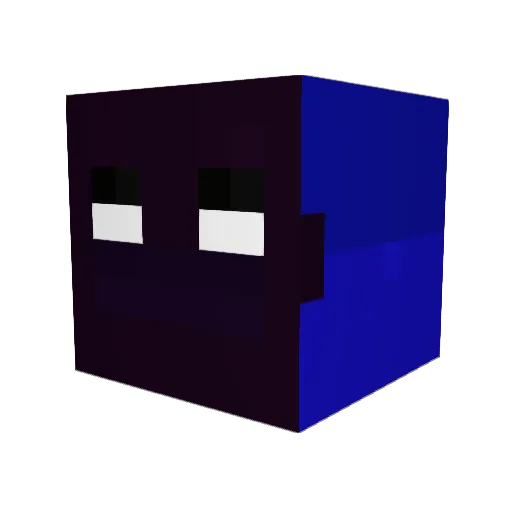 Rinzler146 Minecraft avatar head, 3D render