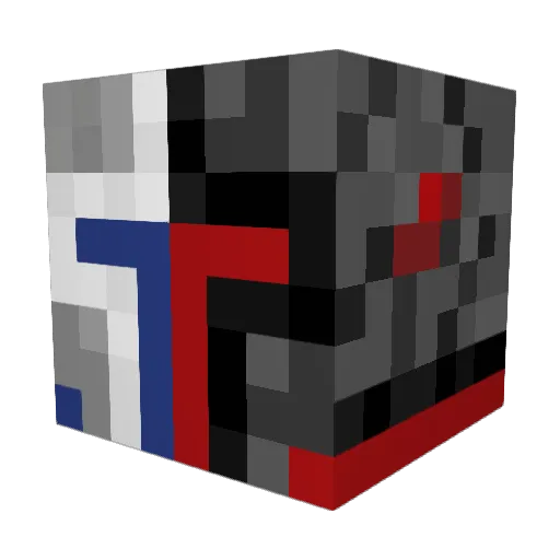 RioDavies Minecraft avatar head, 3D render
