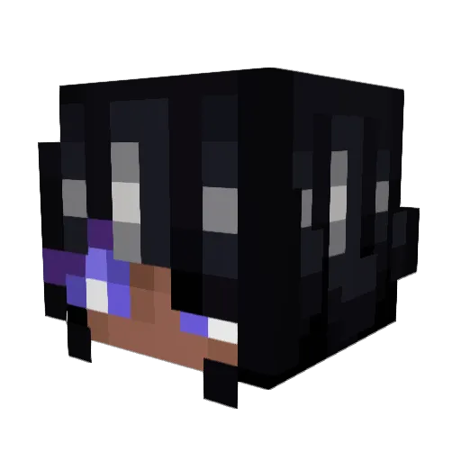 RioHanshi Minecraft avatar head, 3D render