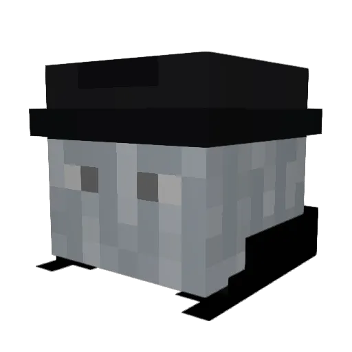 RioLee Minecraft avatar head, 3D render