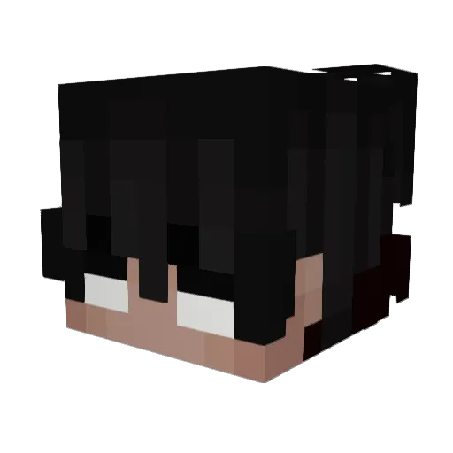 RiobenMC Minecraft avatar head, 3D render