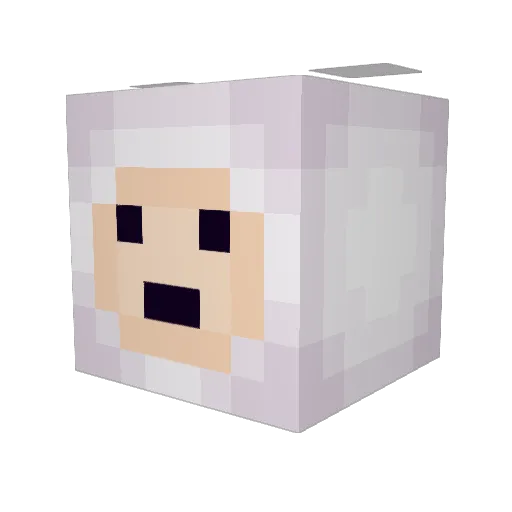 Riokyn Minecraft avatar head, 3D render