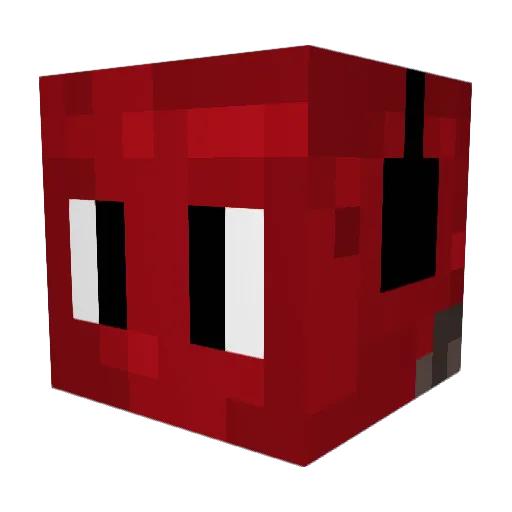 Rion390 Minecraft avatar head, 3D render