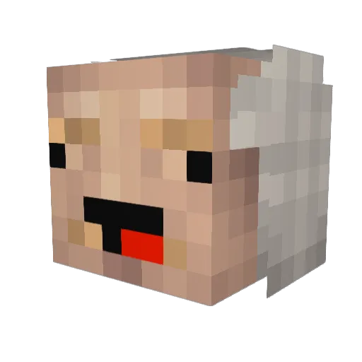RionGamez Minecraft avatar head, 3D render