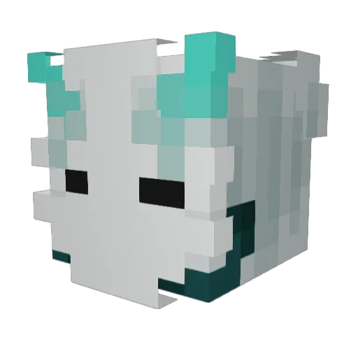 Rion_Van Minecraft avatar head, 3D render
