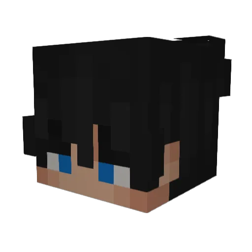 RioneTraiano Minecraft avatar head, 3D render