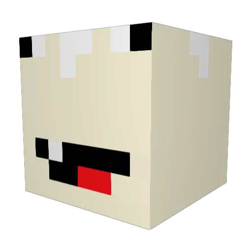 Riongamer44 Minecraft avatar head, 3D render