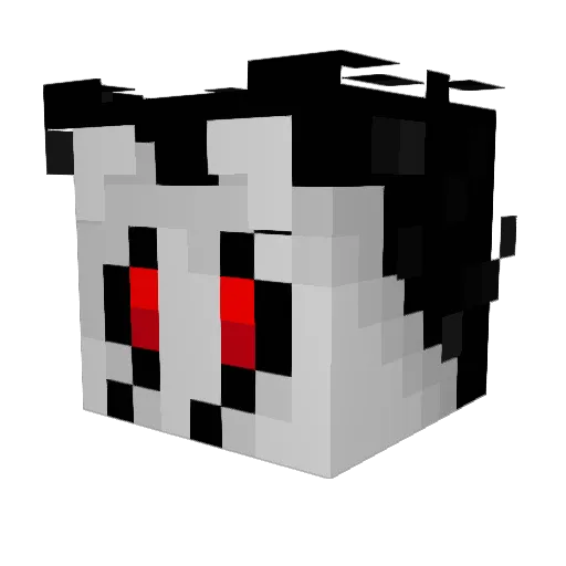 Rioo_22 Minecraft avatar head, 3D render