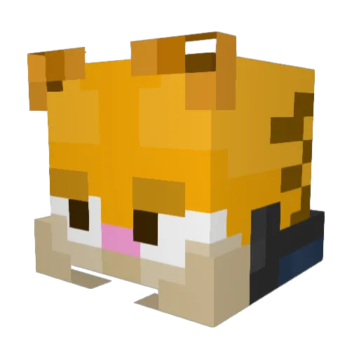 Riosader Minecraft avatar head, 3D render