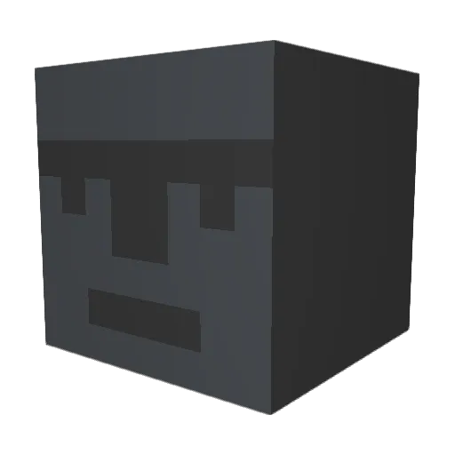 RiotSlumpr Minecraft avatar head, 3D render