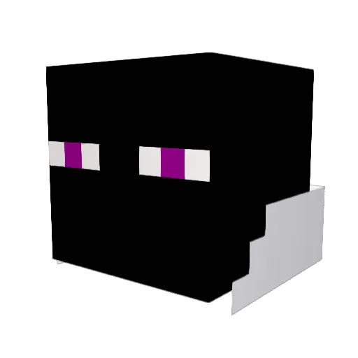 Riot_shy Minecraft avatar head, 3D render