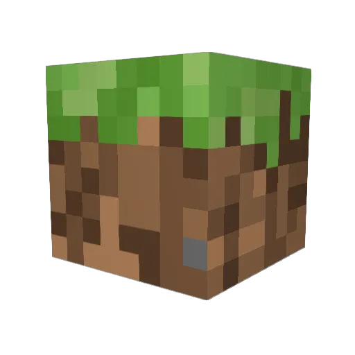 Riounis Minecraft avatar head, 3D render