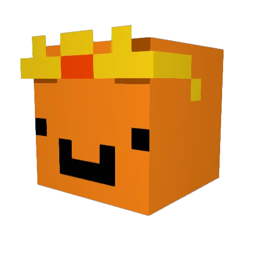 Riozy Minecraft avatar head, 3D render