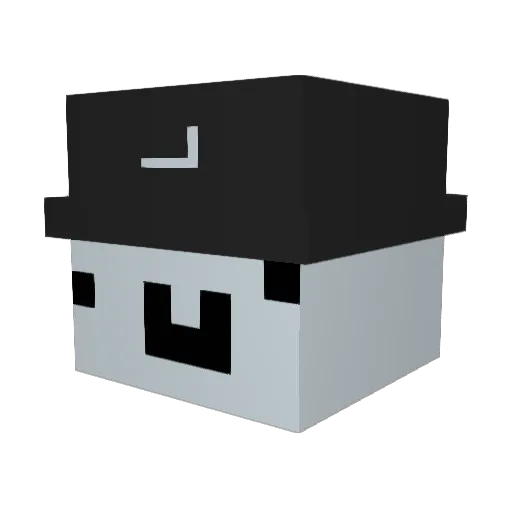 RipEli10 Minecraft avatar head, 3D render