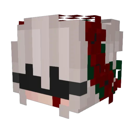 RipJadey Minecraft avatar head, 3D render