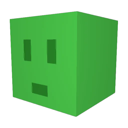 RipVII Minecraft avatar head, 3D render