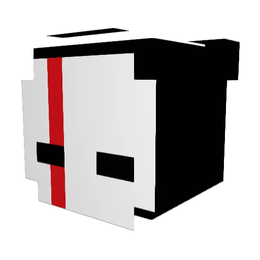 Rip_Blizz Minecraft avatar head, 3D render