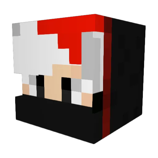 Rip_Mikey Minecraft avatar head, 3D render