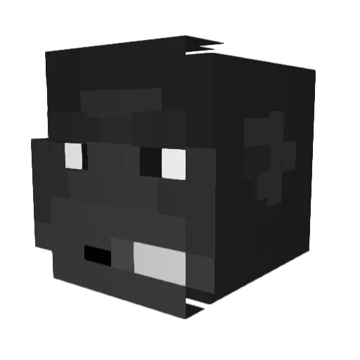 Rip_Montrel Minecraft avatar head, 3D render