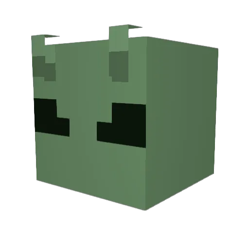 Rip_Toast Minecraft avatar head, 3D render